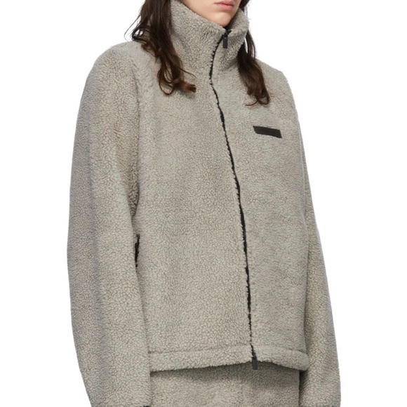 SOLD - ESSENTIALS Sherpa fleece Jacket - Picture 2 of 8